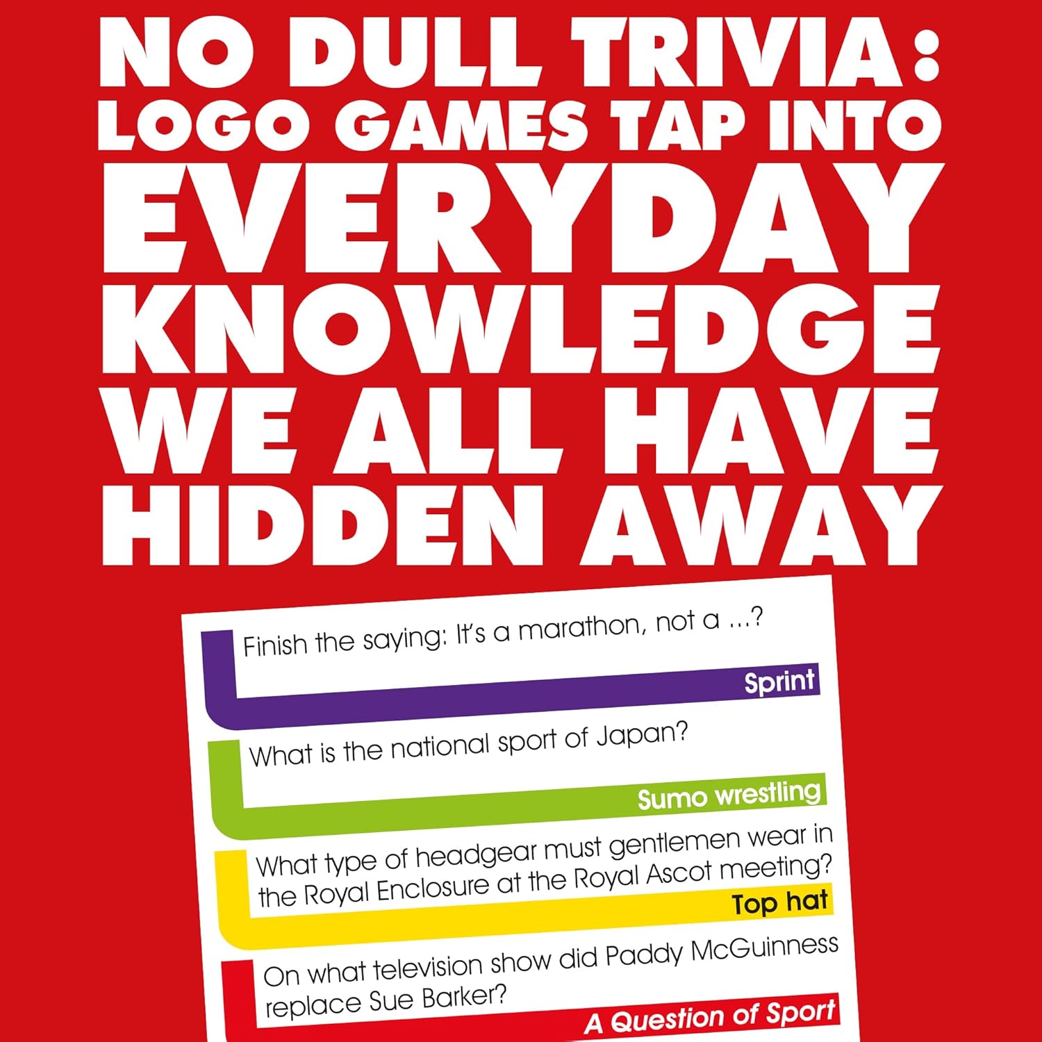 Drumond Park Logo Mini Best of Sport and Leisure Board Game, Board Game for Sports Fans, Board Games for Travelling, Family Mini Games for Adults and The Whole Family, Suitable from 12 Years+