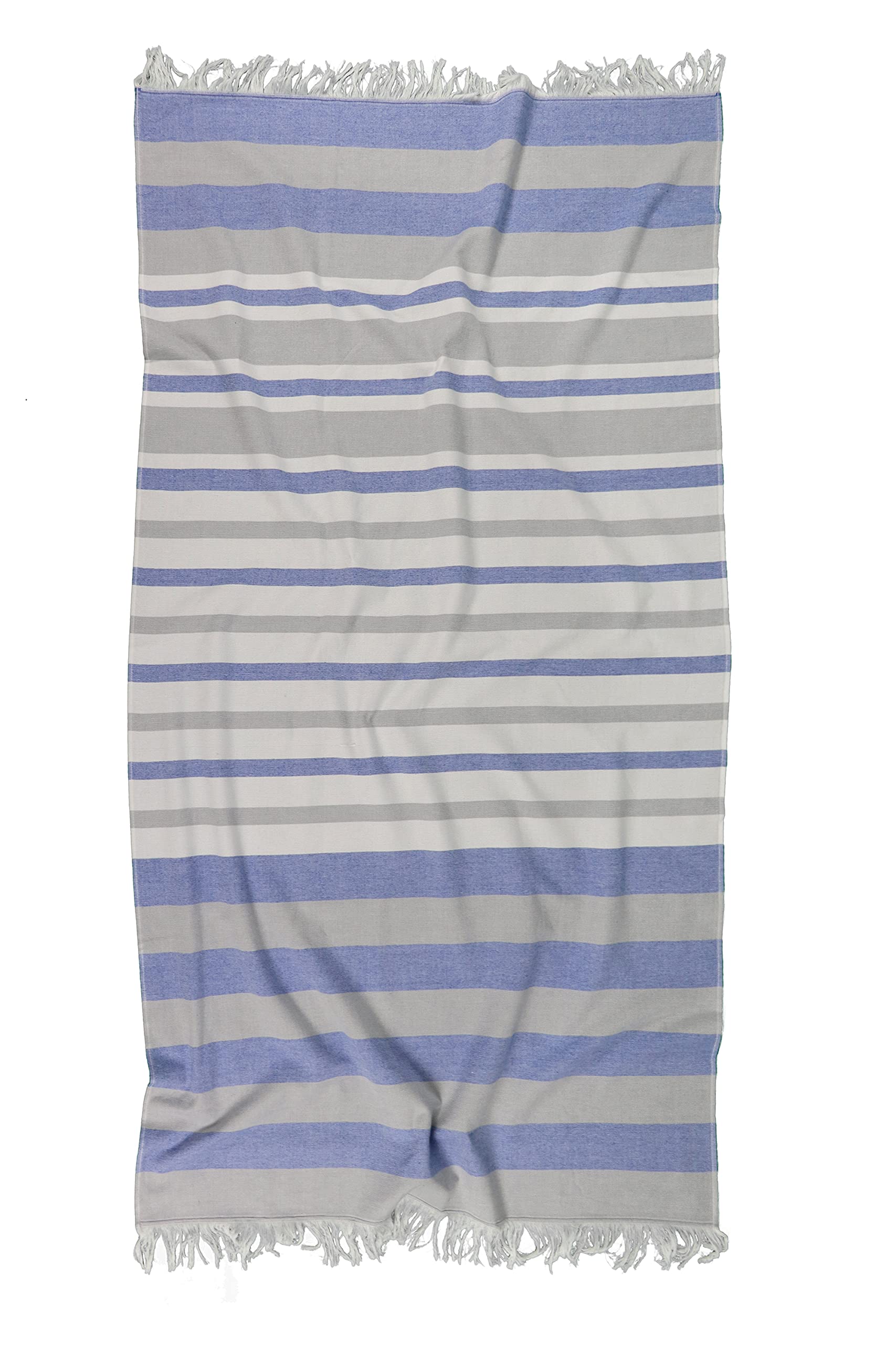 Serviette De Hammam P.K. Collection - Motif Pestemal, 100% Coton, 90 X 170 Cm Avec Franges - Pour Sauna, Plage, Sport