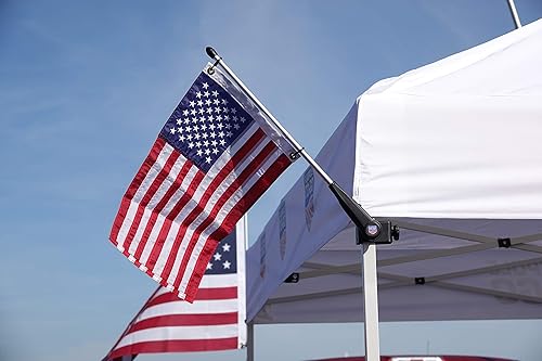 Vista 4 de Mástil de bandera para carrito de golf (negro)