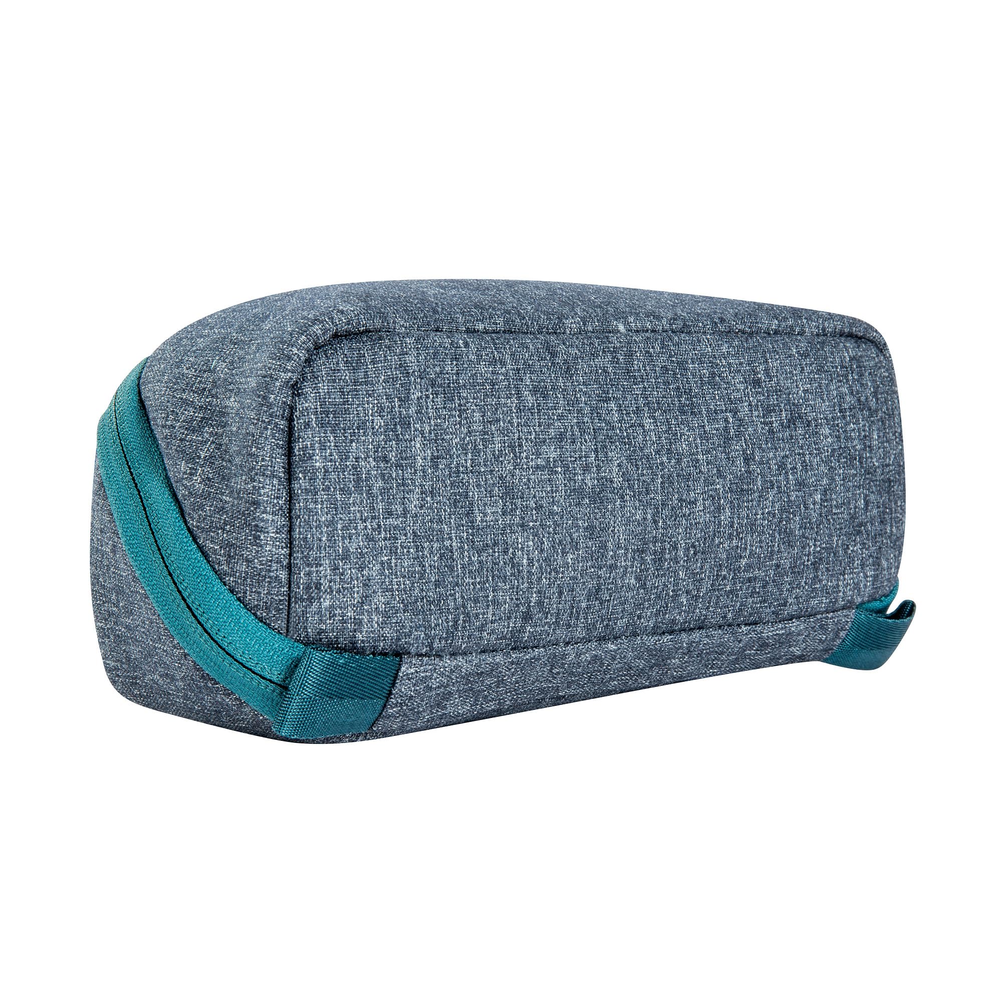 Tatonka Kosmetyczka Square Zip Pouch S (1 l) – rozkładana torba na pranie z 2 kieszeniami siatkowymi na zamek błyskawiczny, bez PFC/PFS – 8 x 19 x 7 cm (granatowa)