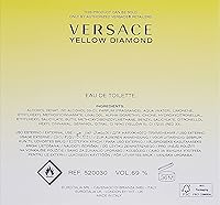 Vista 3 de Versace - Yellow Diamond Eau De Toilette Espray para mujer, 1.7 oz