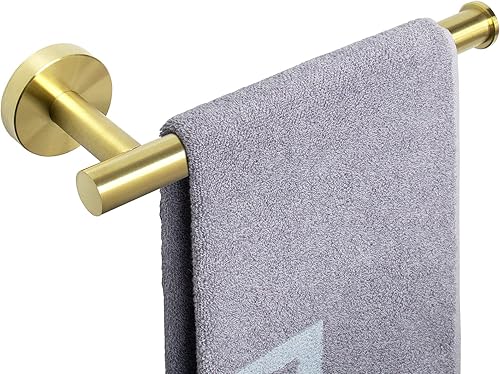 Miniatura 1 de NearMoon Toallero de manotoallero, barra de toalla de mano gruesa de acero inoxidable para baño, toallero montado en la pared a prueba de óxido,