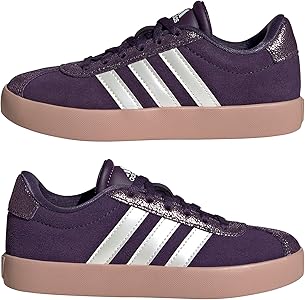 Amazon.com | Adidas Unisex-Kids VL Court 3.0, Aurora Plum/Zero
