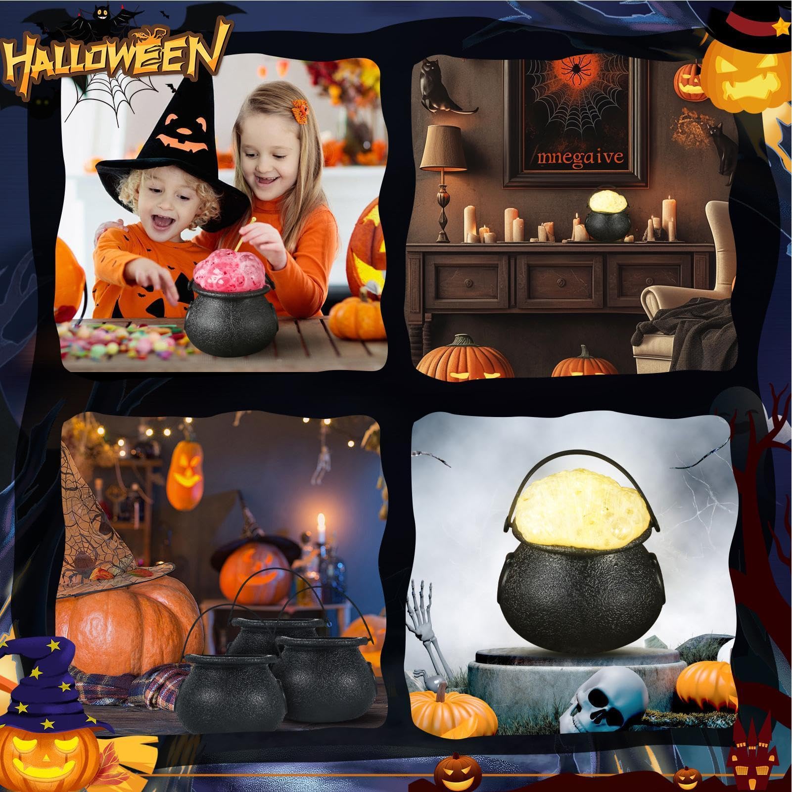 Calderone Magico Giocattolo Halloween Set Educativo Scientifico per Bambini