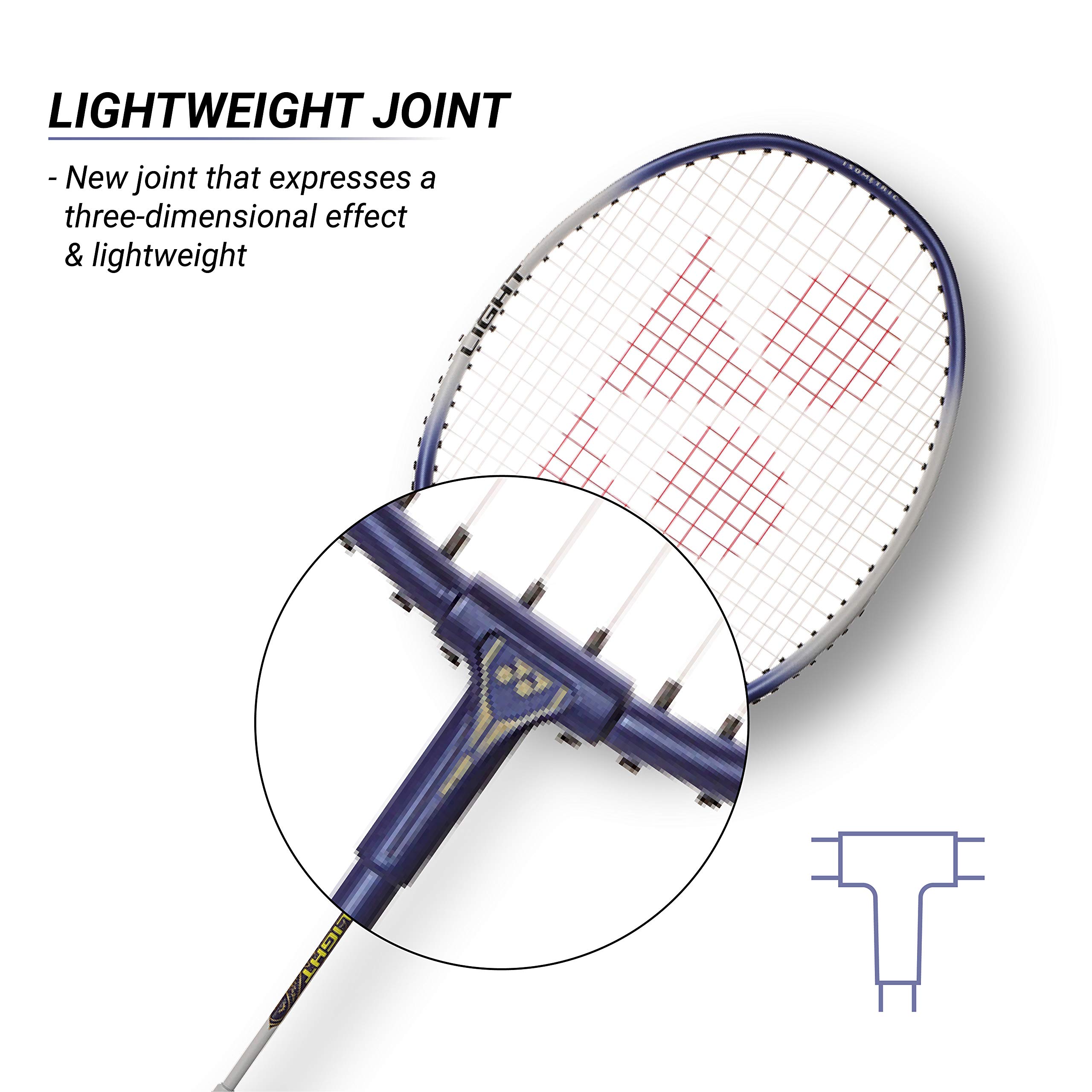 Amazon | Yonex ZR 100 軽量アルミニウムバドミントンラケット