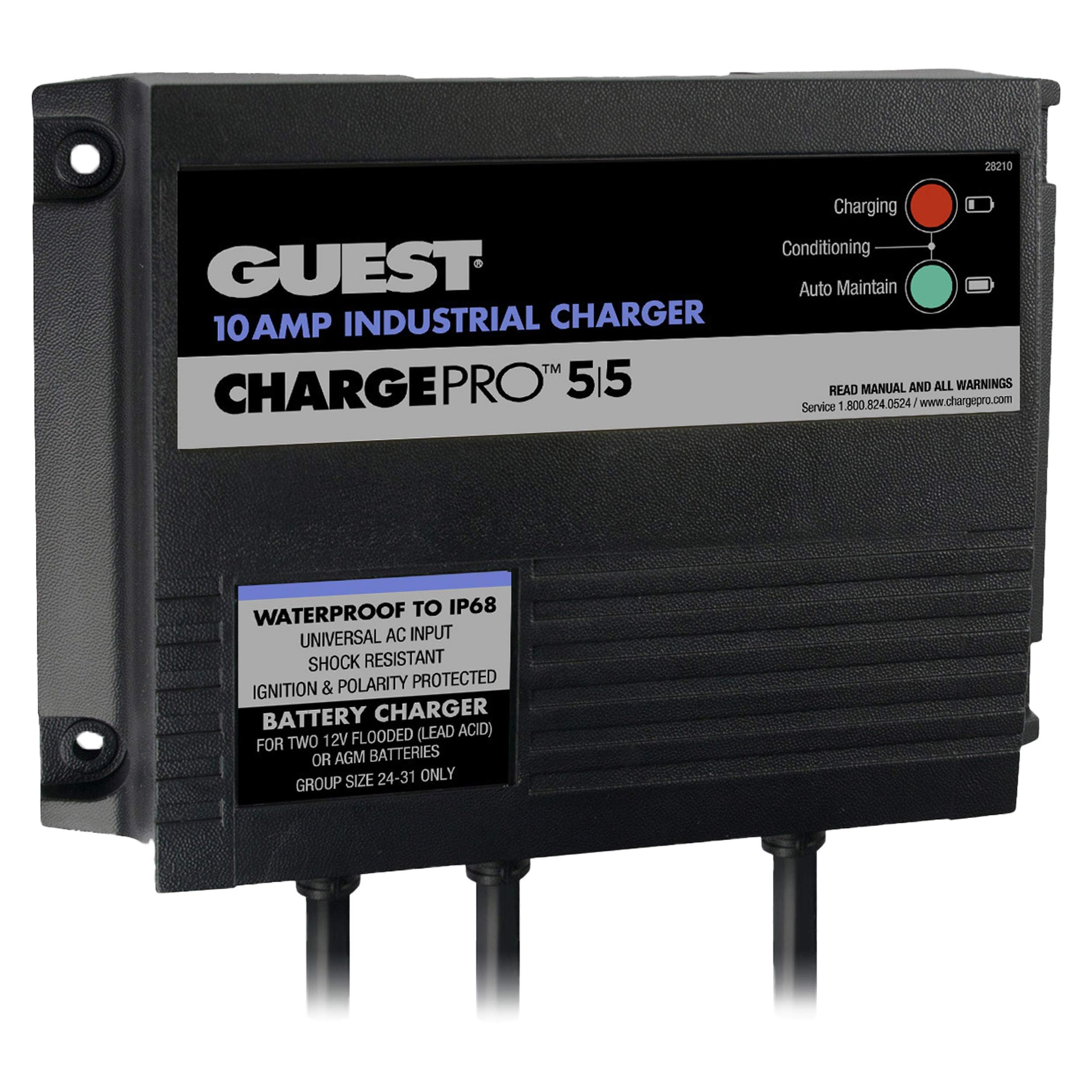 Batt Chgr, On Board, 10A 12/24V, 2 Bank