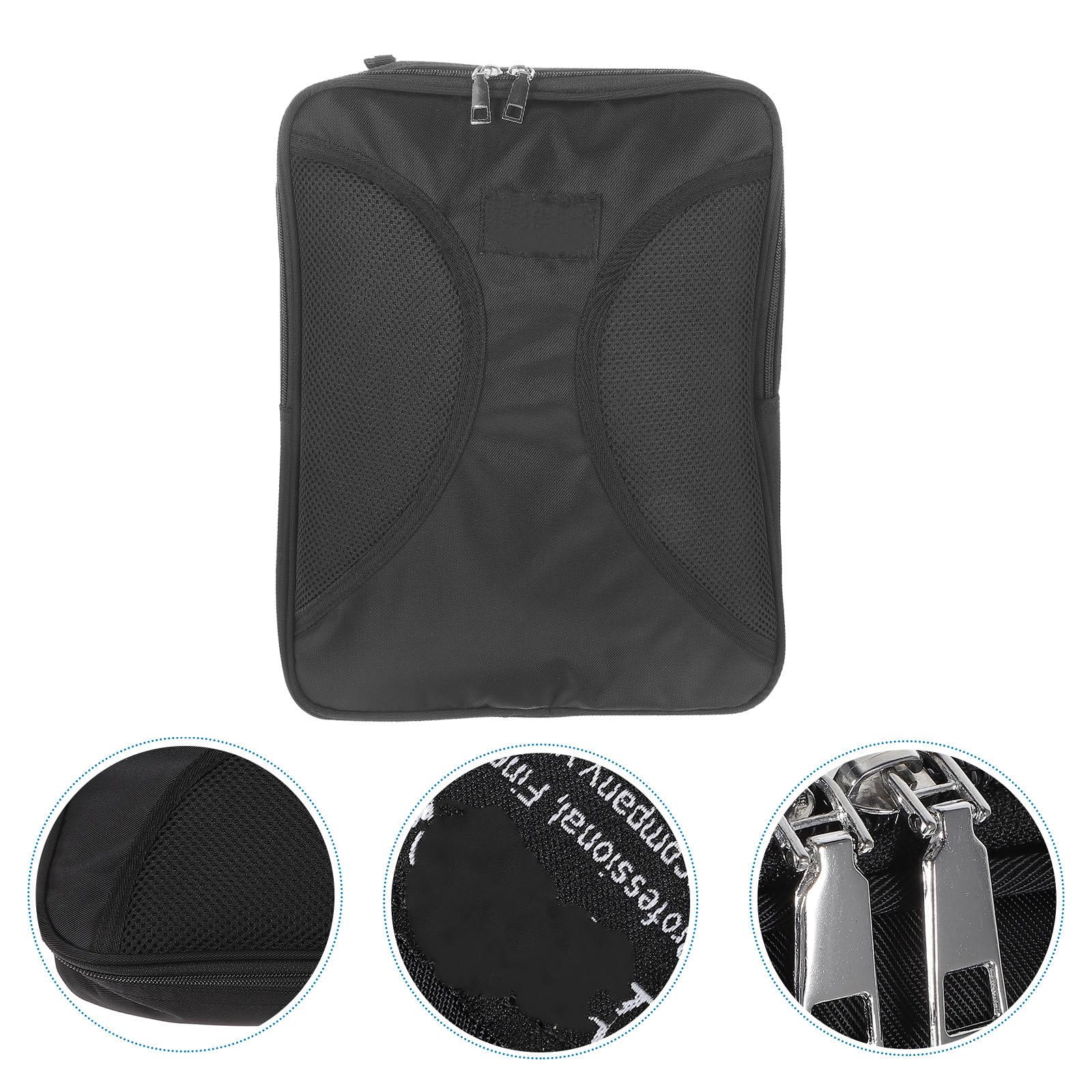 Borsa Porta Spartiti Espandibile Nera per Custodia Pianoforte | Tessuto Composito Nylon e Spugna, Zip Classica, Apertura Rapida, Pratica per Prove e Uscite