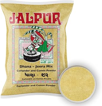 JALPUR MILLERS Premium Coriander & Cumin Powder Dhana-Jeera 500g   Authentic Indian Spice Blend, Freshly Ground for Rich Aroma and Flavor   Ideal for Curries, Marinades, Vegan-Friendly, Non-GMO
