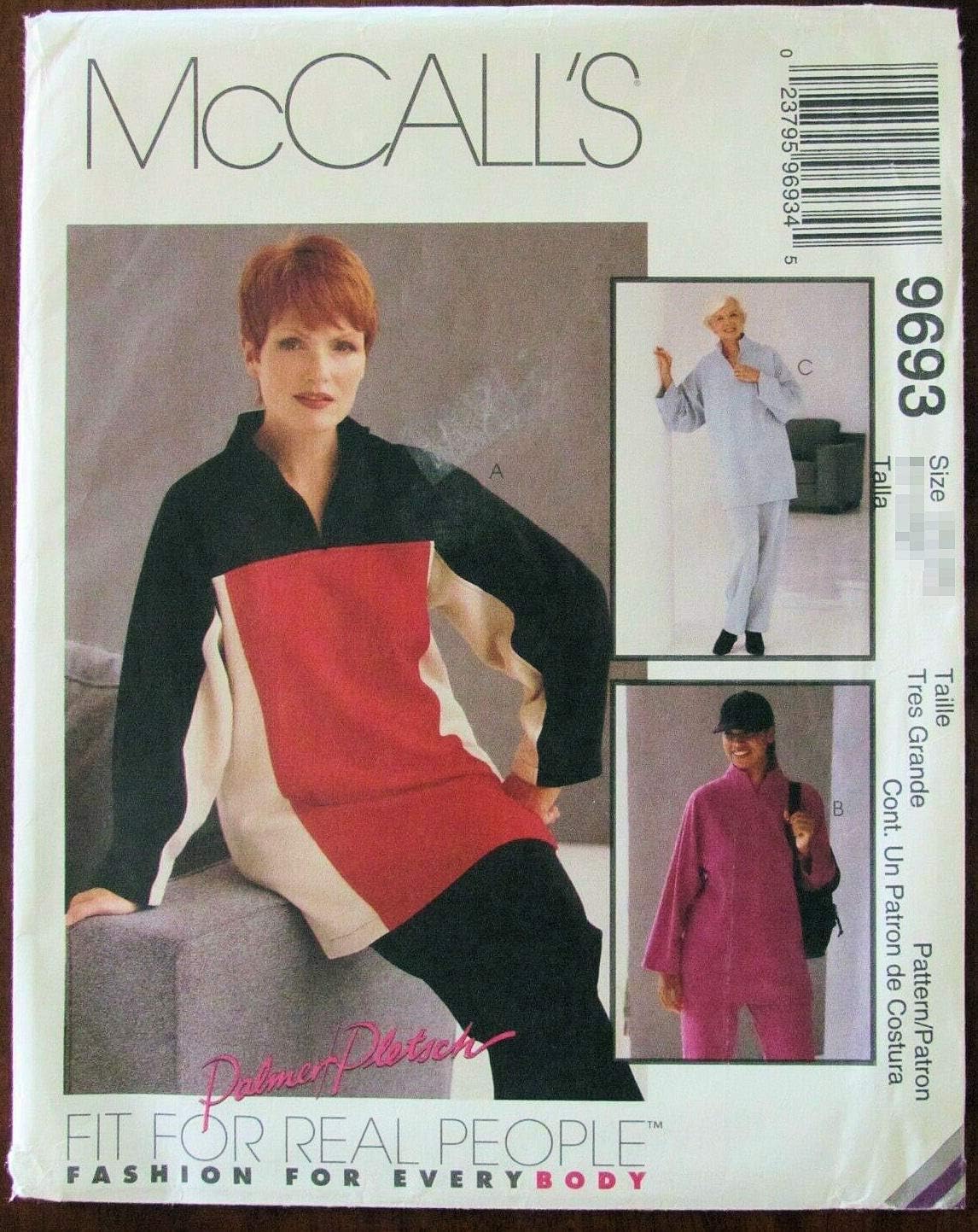 Amazon.com: McCall's Palmer Pletsch Sewing Pattern 9693 mod Casual ...