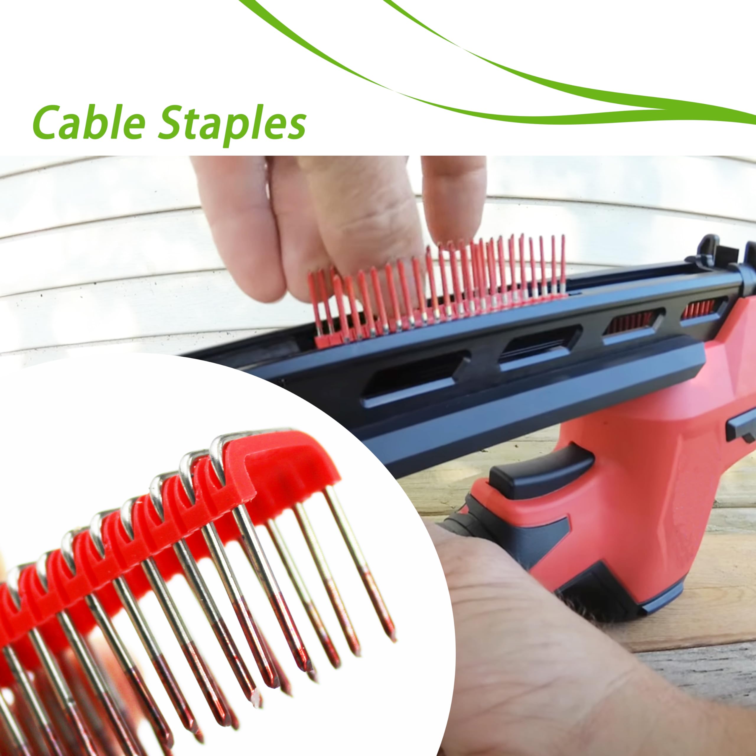 1" Insulated Cable Staples MNM1-600 fit Milwauke Cable Stapler Gun 320 Pcs — Amazon image 3