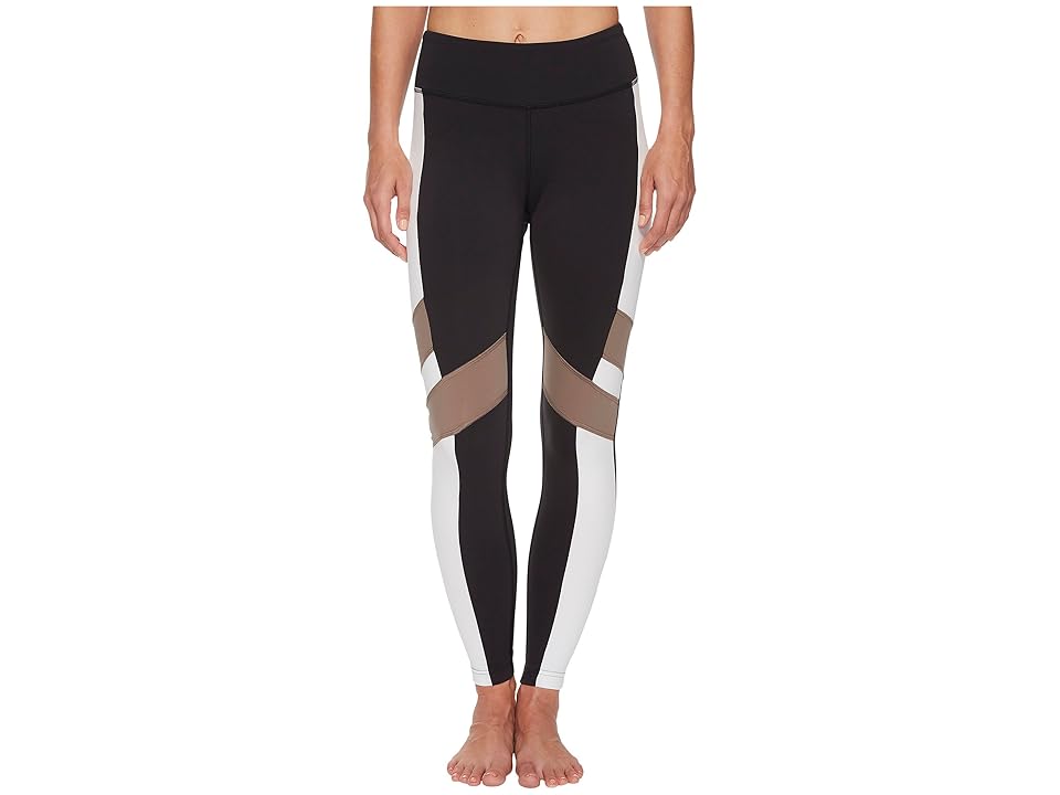 

Reebok Lux Tights - Color Block (Black) Women's Workout