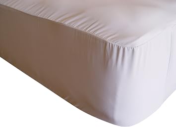 Dust Mite and Allergen Proof Fitted Mattress Encasing; Premium Microfiber King White