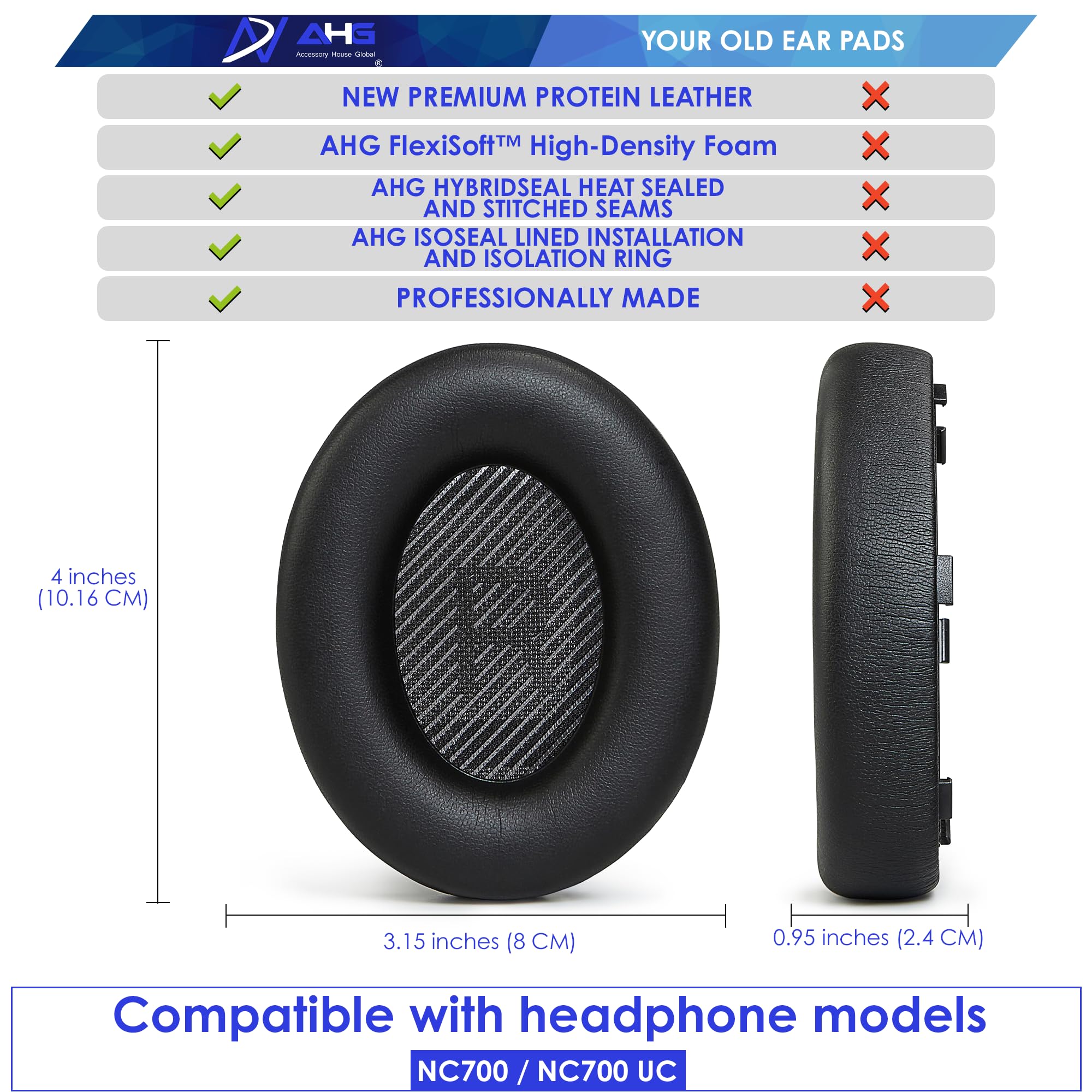 Amazon.com: AHG nc 700 Replacement earpads Cushions Compatible
