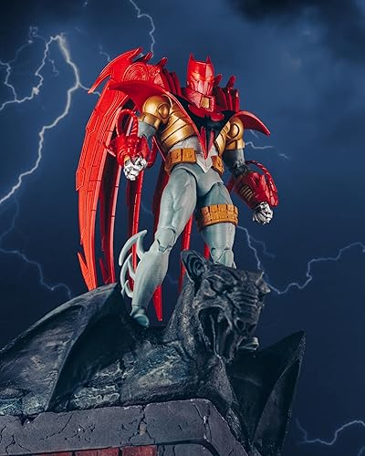 Miniatura 7 de DC Multiverse The Dark Knight Devurns The Joker - Figura de acción de 7 pulgadas con piezas y accesorios para caballos Build-A