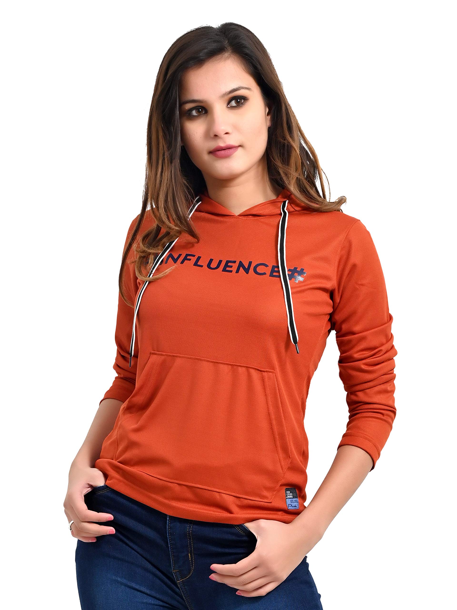 plush Women Gym Wear Regular fit Hoody Tshirt/T-Shirts (5000)-picture-26