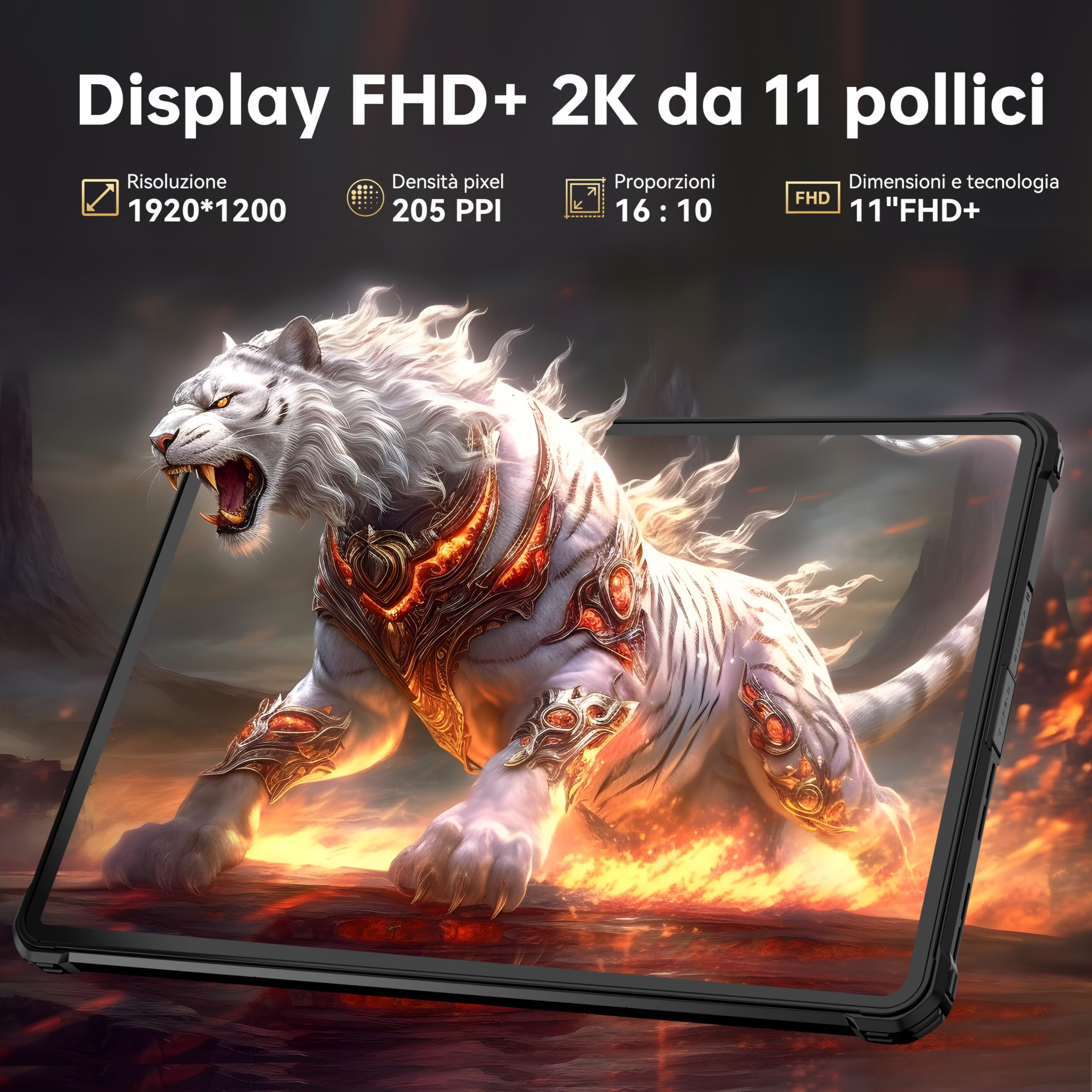 OUKITEL RT8 Tablet 11 Pollici 20000 mAh Battery FHD+ - Dettaglio