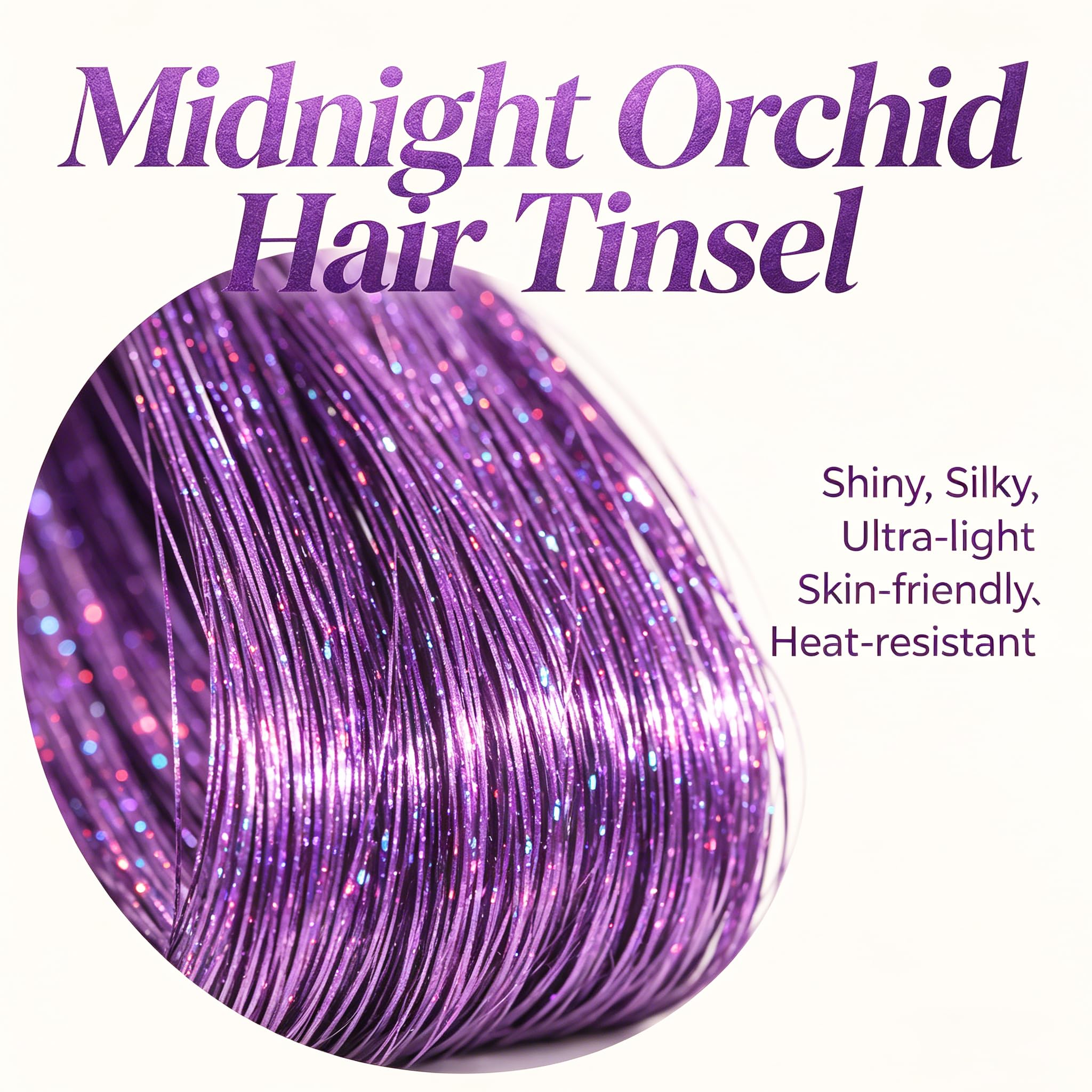 Amazon.com : Celinebella Midnight Orchid Deep Purple Clip in Hair