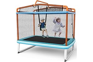 Giantex 6ft Rectangle Trampoline: A Fun and Safe Way to Enhance Motor Skills