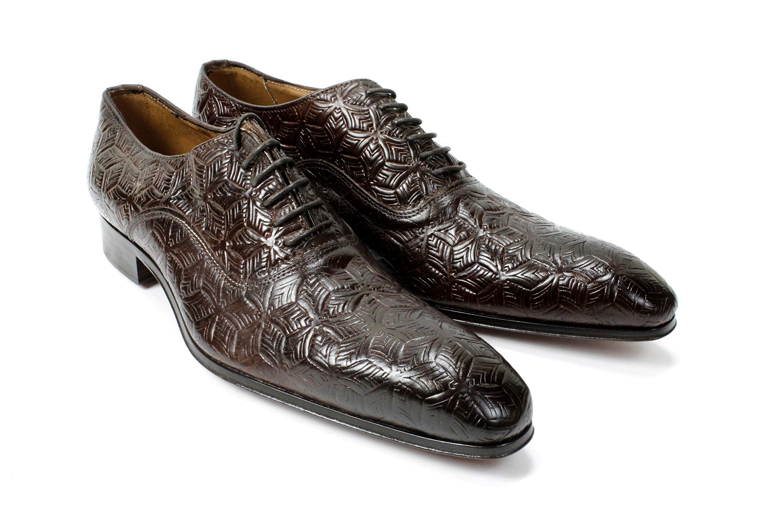 Ivan Troy Eric Men’s Dress Shoes/Italian Men’s Shoes/Men’s Leather Dress Shoes/Italian Oxford Shoes/
