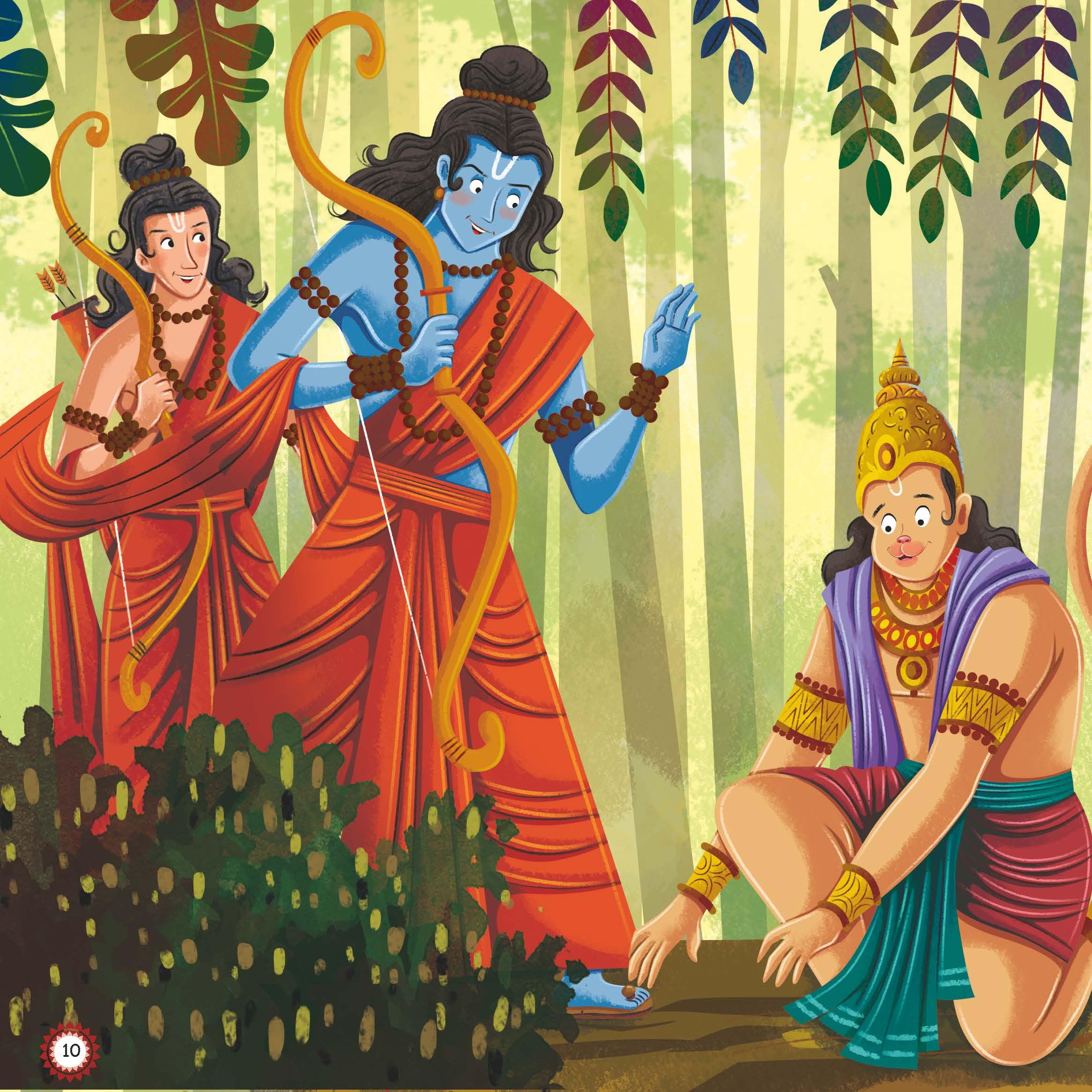 Oswaal Lil Legends My Little Board Book of Mythological Tales of Lord Rama for Kids Age 3+ Years | Enchanting Indian Stories with Colourful Illustrations | Hindu Mythology Picture Book 3