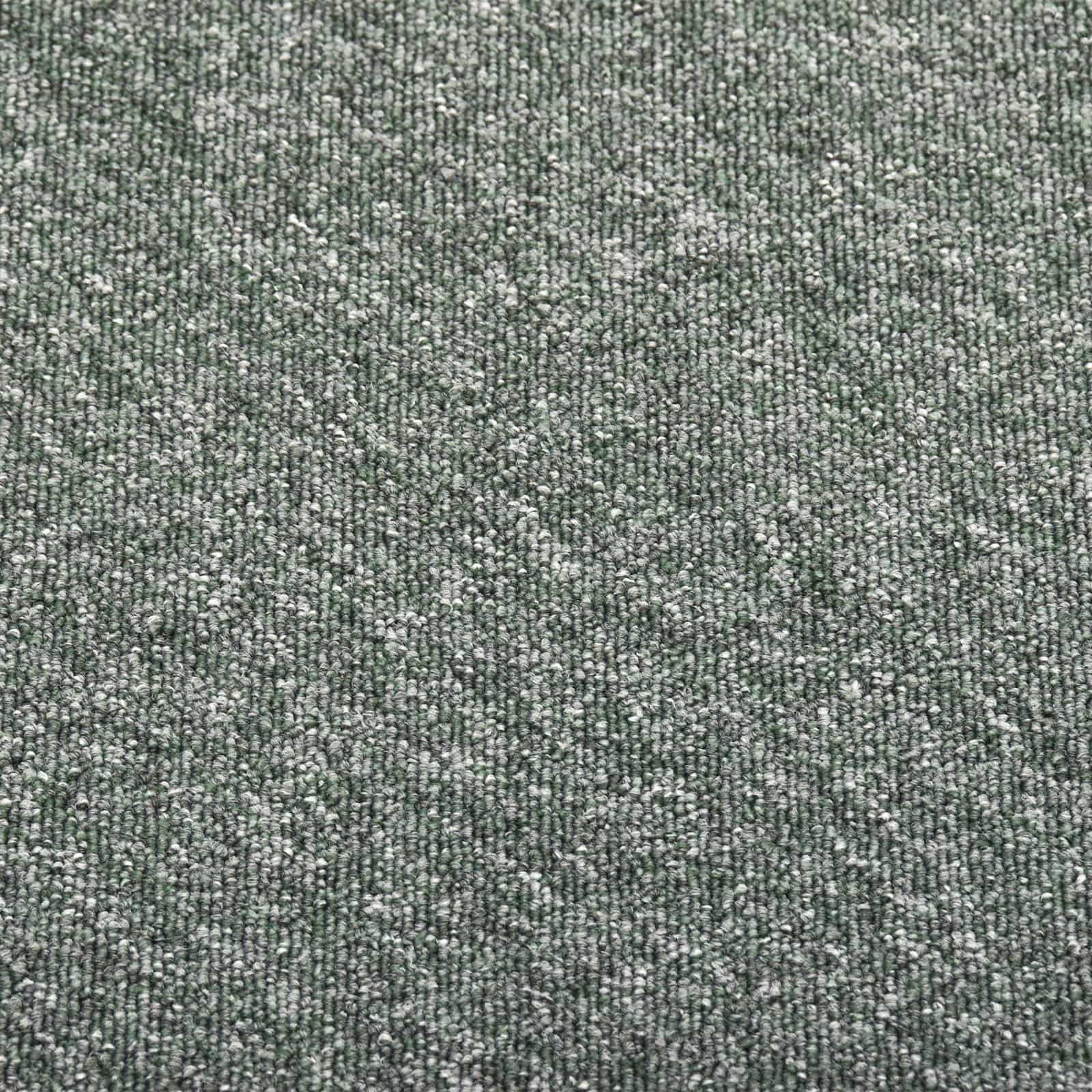 Set mit 20 Teppichfliesen, Polypropylen, 50 x 50 cm, Anthrazit