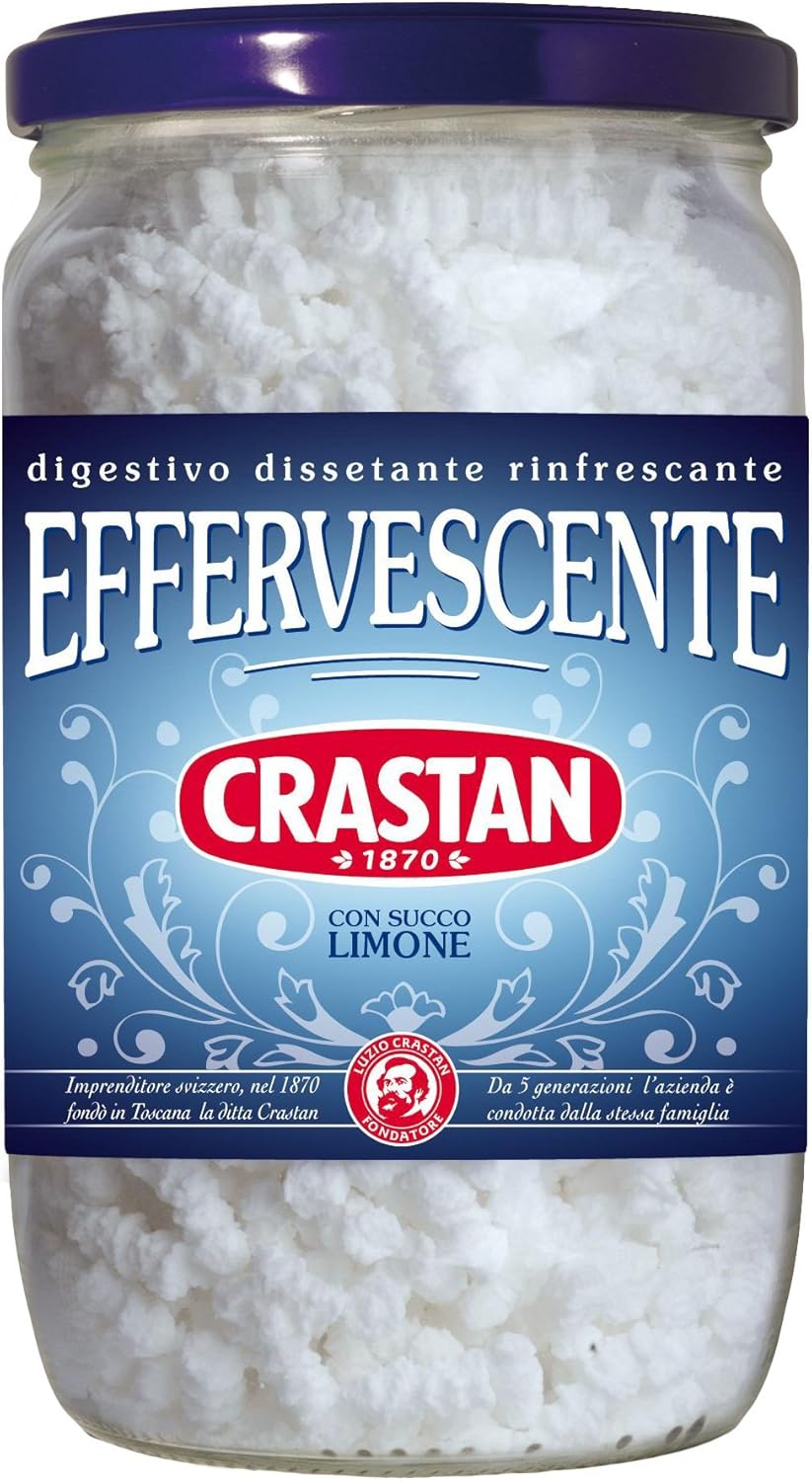 Crastan "Effervescente" Effervescent Antacid Granules with Lemon Juice * 9.3 Ounces