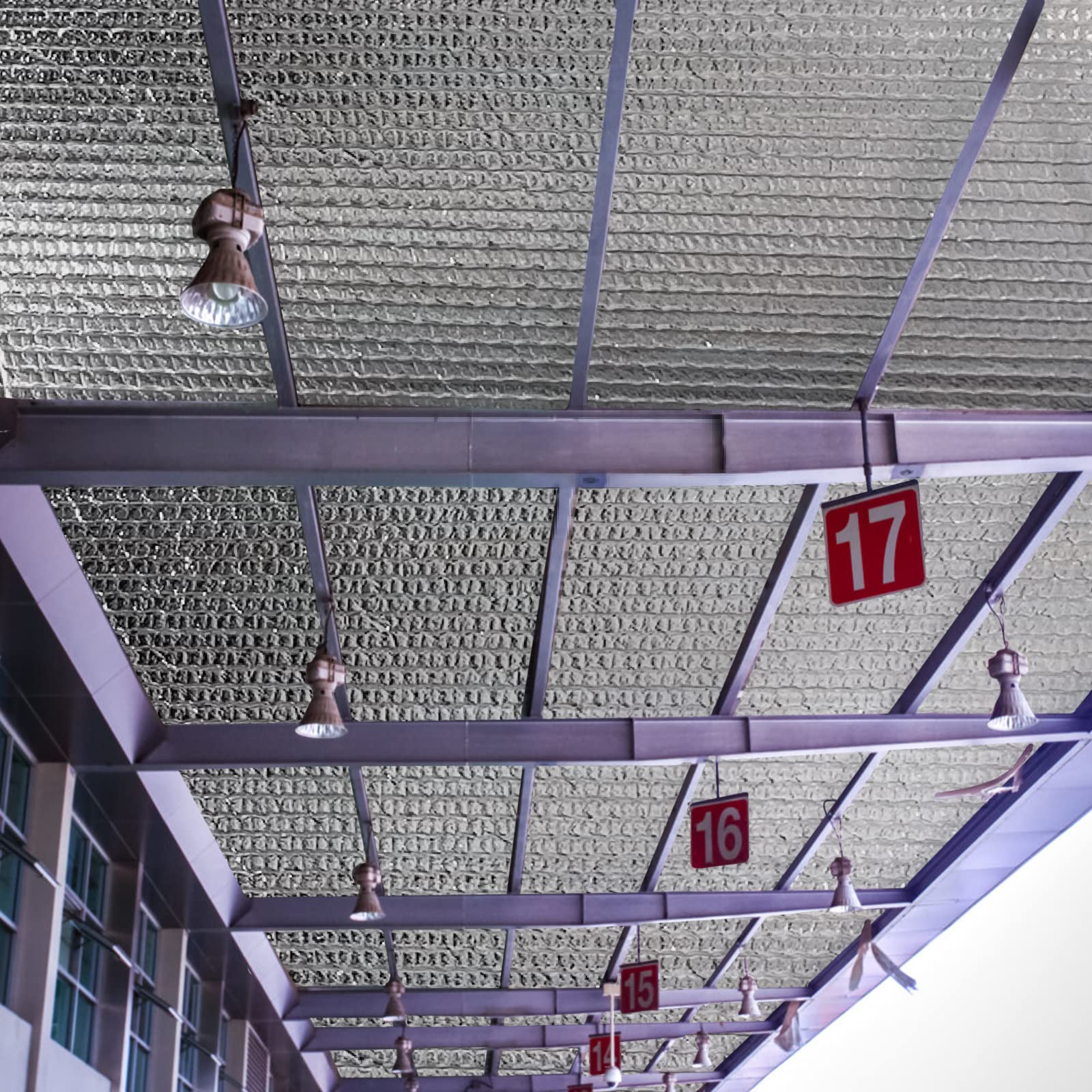 UISEBRT Lámina aislante de aluminio, 1 x 15 m, lámina térmica de aluminio, lámina reflectante para radiadores, 3-4 mm de grosor, lámina de aislamiento térmico, aislamiento térmico