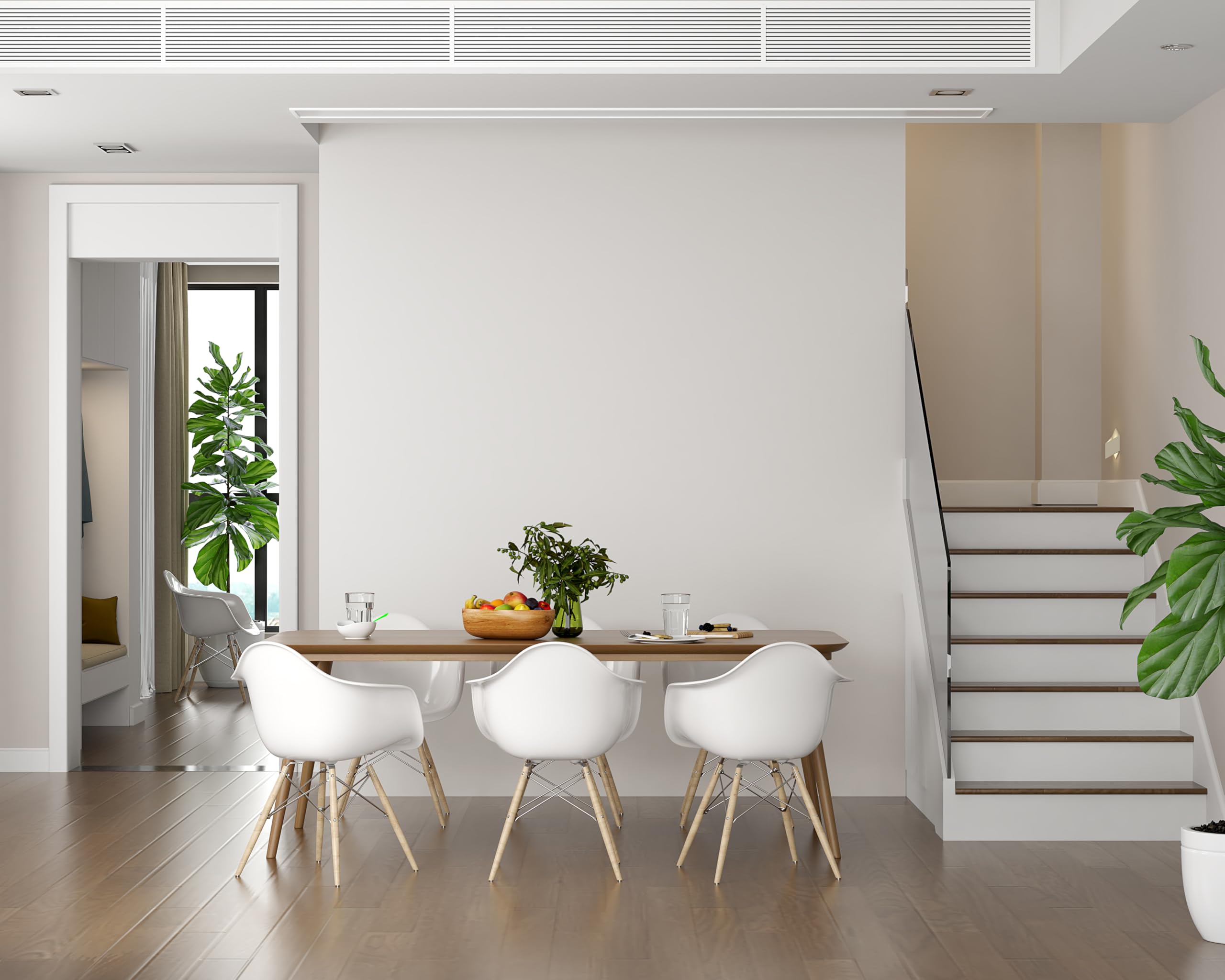 vernice ceramica, 2L (circa 14m²), bianco neve, vernice per interni, lavabile, classe 1, opaca, per pareti e soffitti, resistente, cucina, bagno, scale, ceramica, alta copertura