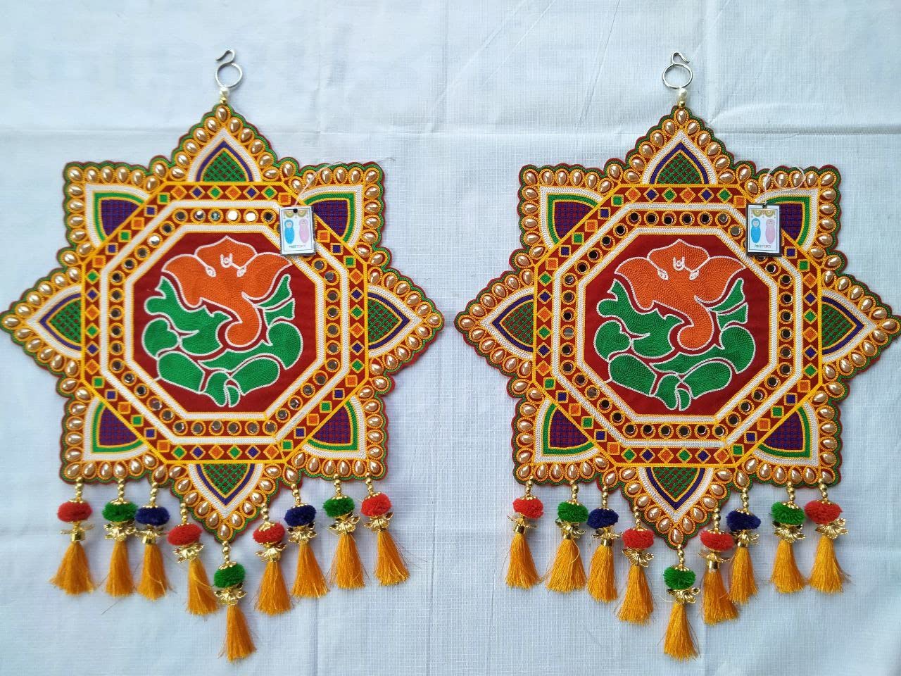 Handmade Wood Ganesha Wall Hanging For Diwali Doors And Walls Décor, Gift For Housewarming And Good Luck, Gift For Her