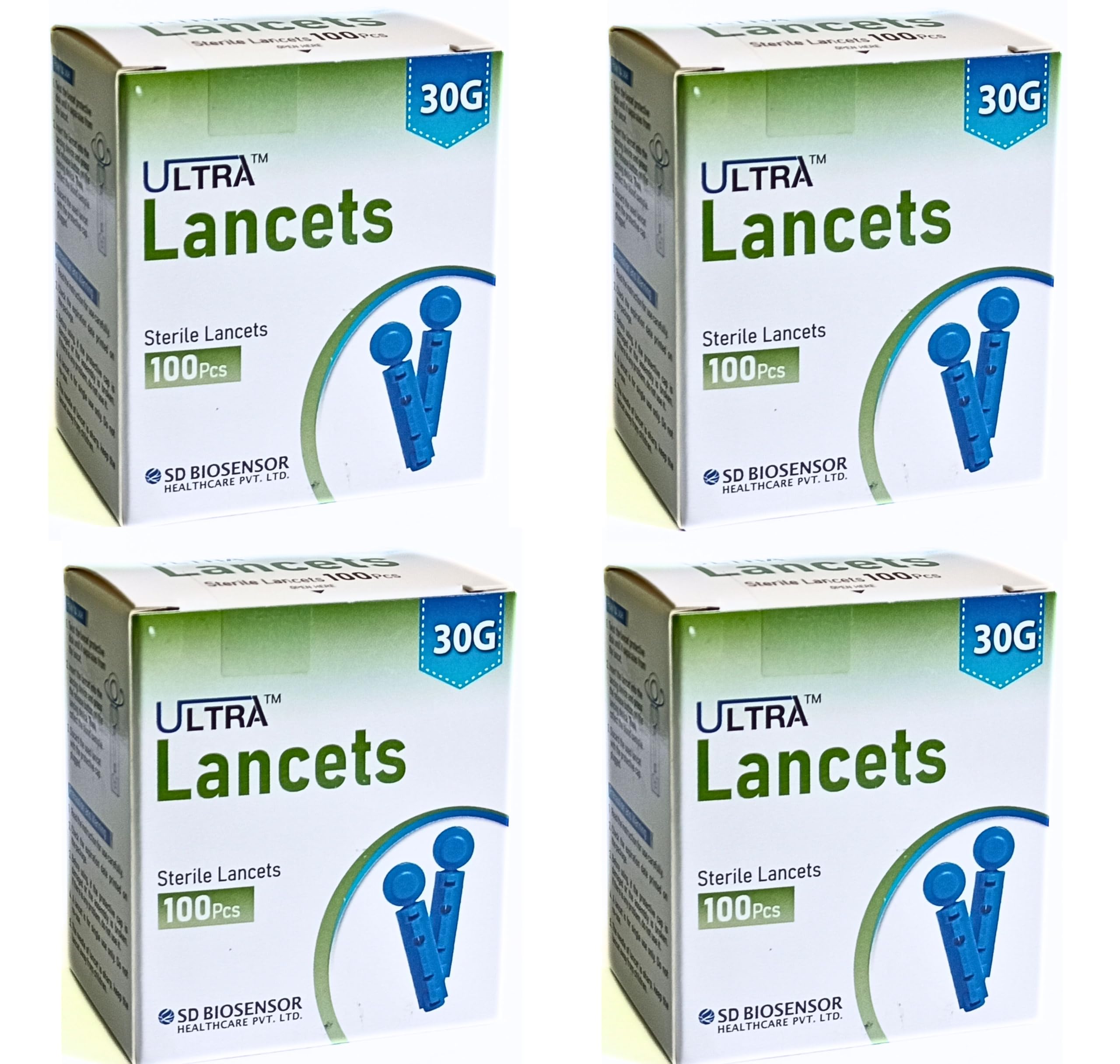 ULTRA SD Biosensor Glucometer Blood Lancets (Pack of 400) - Blue-image-21