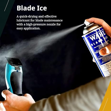 Wahl Professional Blade Ice Spray, Blade Coolant, Instant Cooling Lubricant and Cleaner for Clippers and Trimmers, 14 Fl Oz