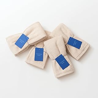 ツバメタオル MISHIRINO TOWEL フェイスタオル 4枚セット 瞬間吸水 抗菌防臭加工 しっかり拭ける 日本製 泉州タオル メンズ レディース サウナ ジム スポーツ 新生活 父の日 ギフト 34×90cm 108g アイボリー