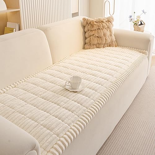 Miniatura 11 de MEETSKY Fundas de sofá lavables, fundas antideslizantes para sofá de 2 cojines, aptas para mascotas, funda protectora de muebles suave, alfombra