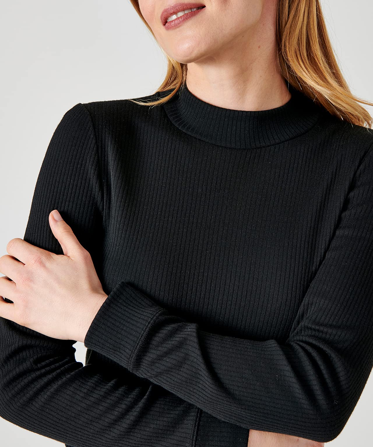 Damart T-Shirt Thermolactyl Col Montant, Côtes Molletonn sous-vêtement Femme