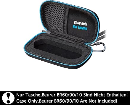 Case Compatible with Beurer BR 60 Beurer BR 90 Beurer BR 10 Stitch Healer Portable Hard Travel Case Cover Bag [Bag Only], black, Normale Größe, Practical