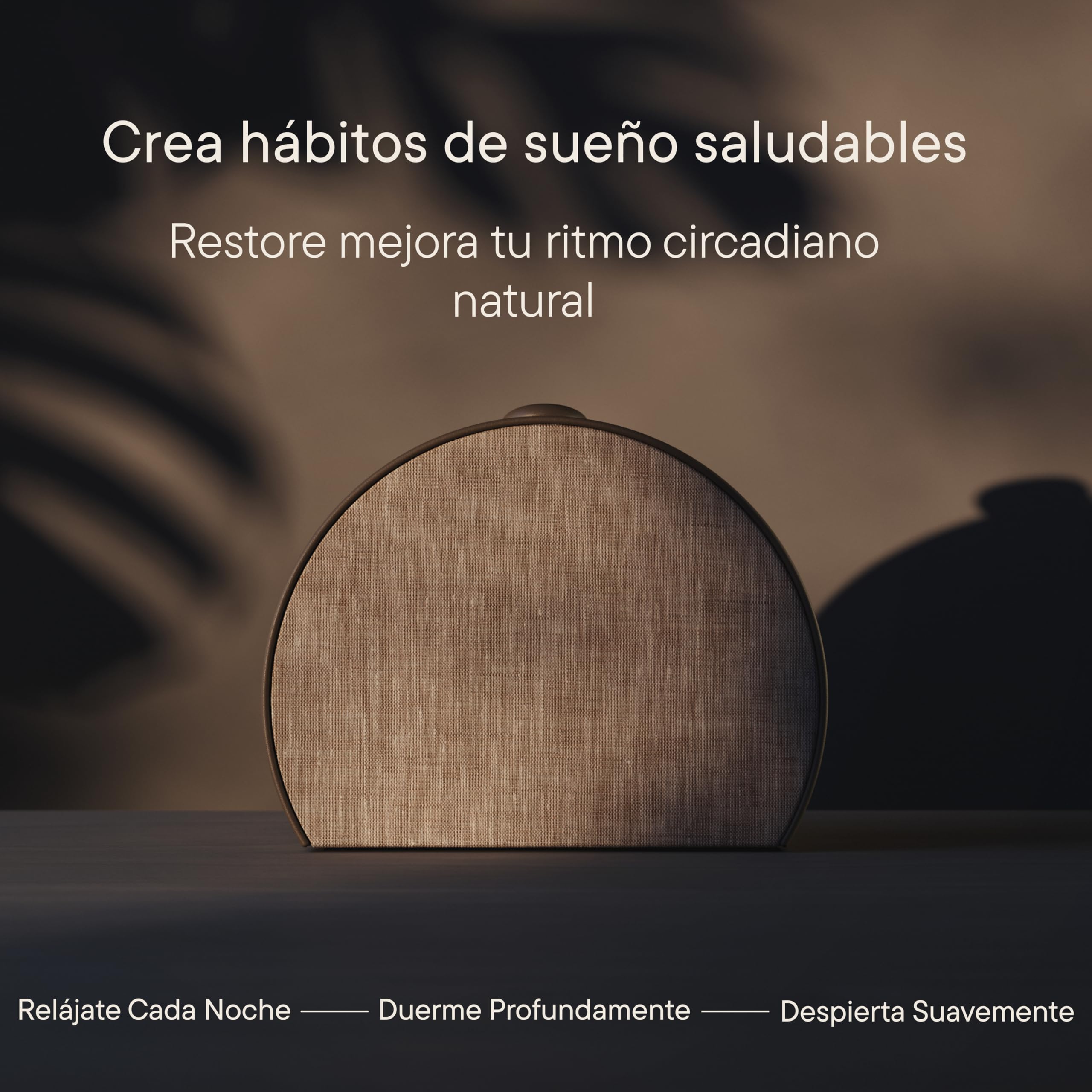 Hatch Restore 3 Despertador Amanecer y Despertador Solar con máquina de Sonido y luz Inteligente – Ruido Blanco, Rutina de sueño sin Pantallas