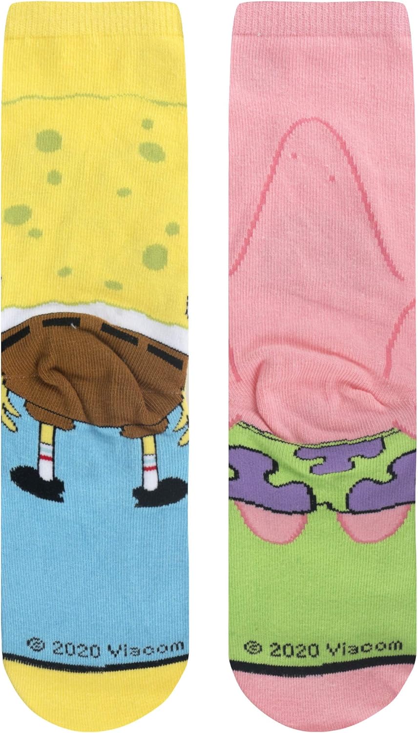 Odd Sox - Nickelodeon Crew Socks for Big and Little Kids - Funny, Cute, Durable, Colorful Cartoon Novelty Apparel for Youth - Image 2