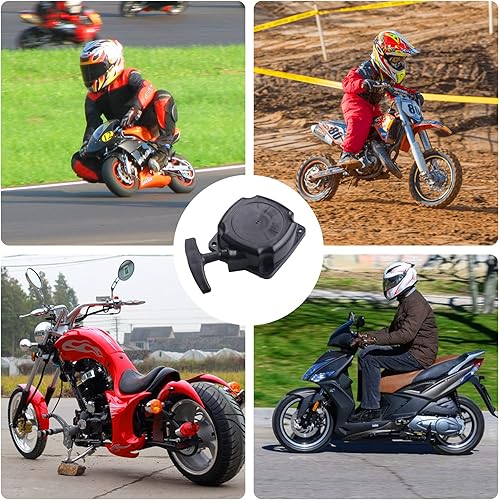 Miniatura 6 de JINGKE Arrancador de retroceso con garra para 43cc 47cc 49cc 50c ATV Pocket Dirt Bike Gas Scooters Bicicletas de bolsillo Bicicletas medianas Mini