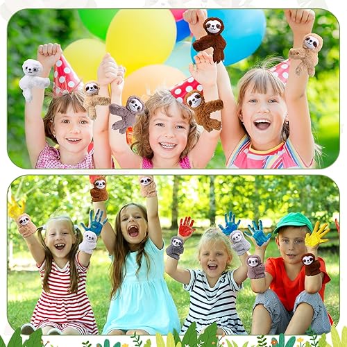 Vista 40 de Liliful Paquete de 8 pulseras de peluche para niños, diseño de gato de peluche, operación de Navidad, muñeca de 8 pulgadas, linda pulsera a presión