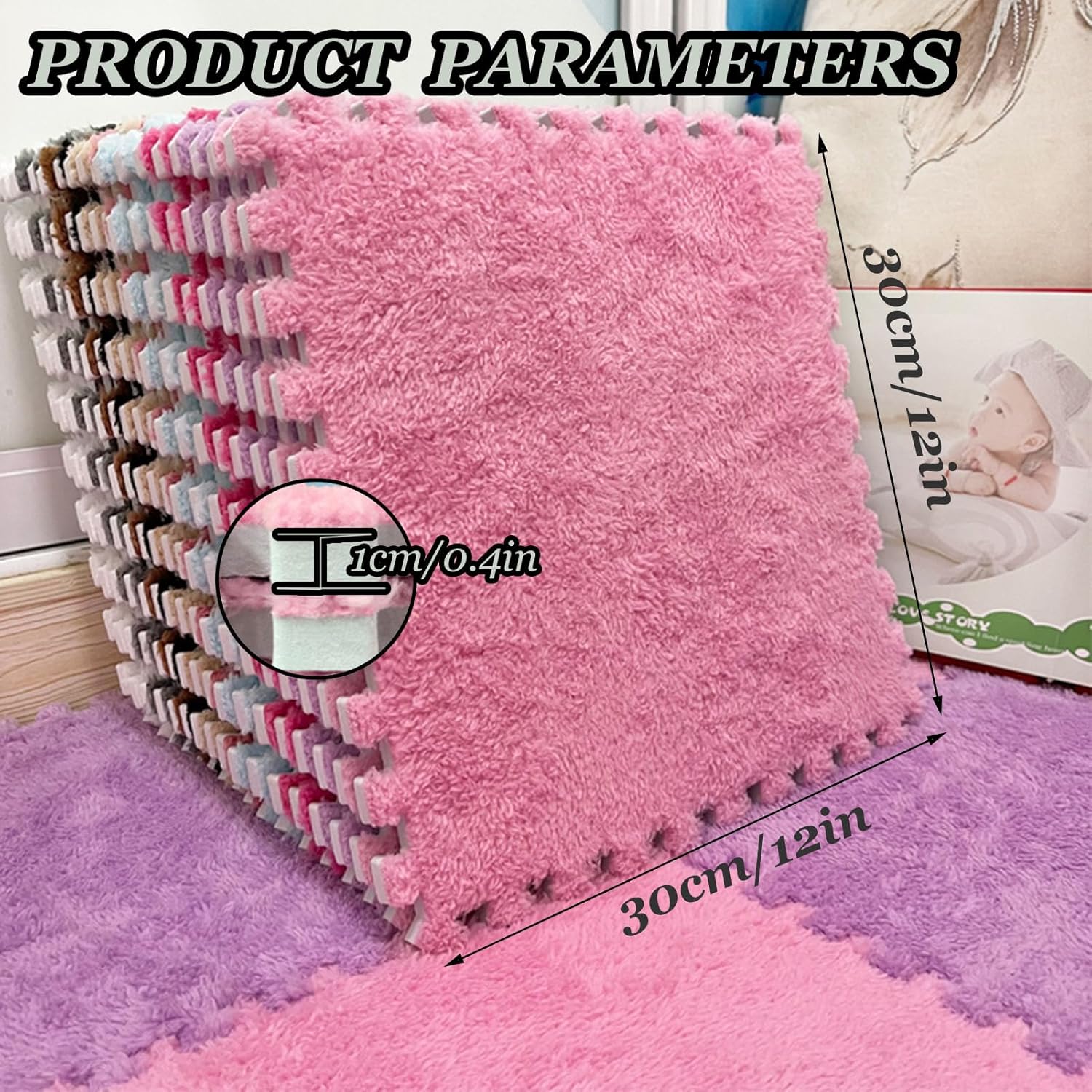 オフホワイト 幸福イエロー ブルー モロッコラグ トルコヴィンテージラグ