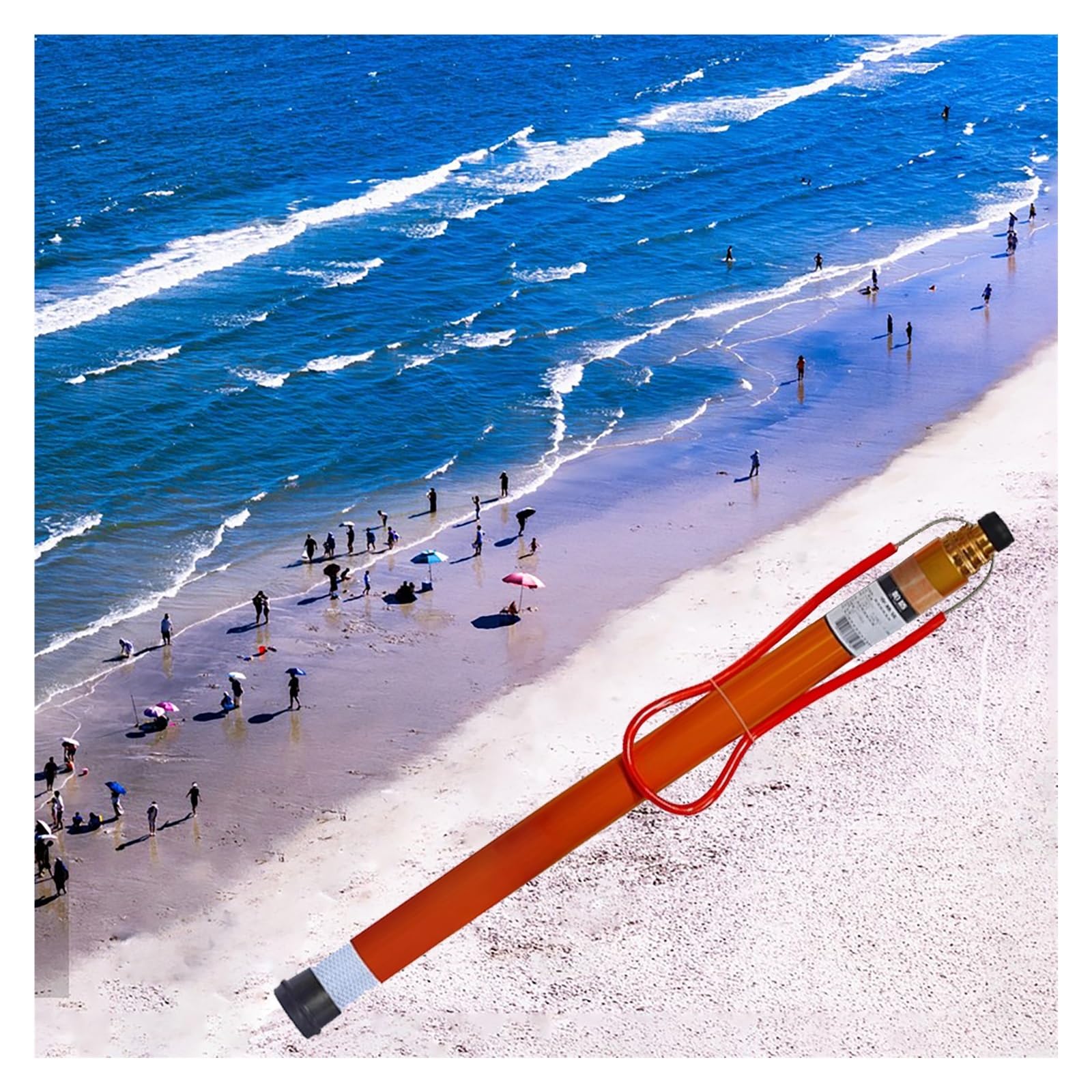 GHHVFEC Telescoping Rescue Pole, Emergency Pool Safety Device, Portable Life-Saving Hook for Home and Commercial Use