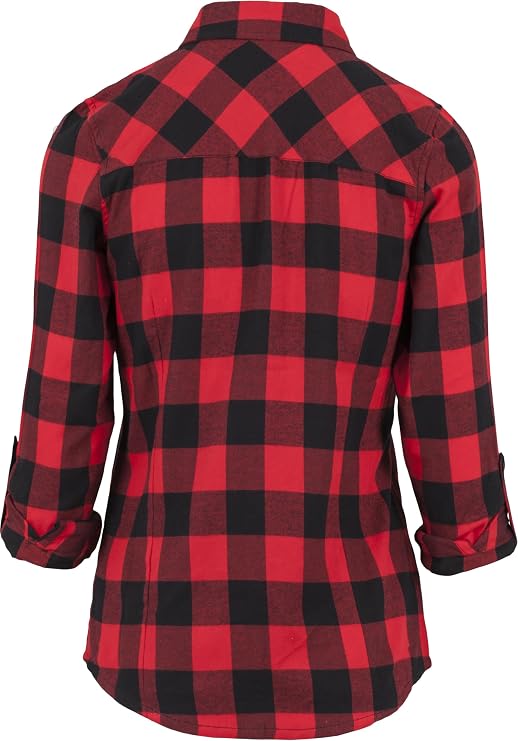Urban Classics Women's Camicia Da Donna in Flanella a Quadretti