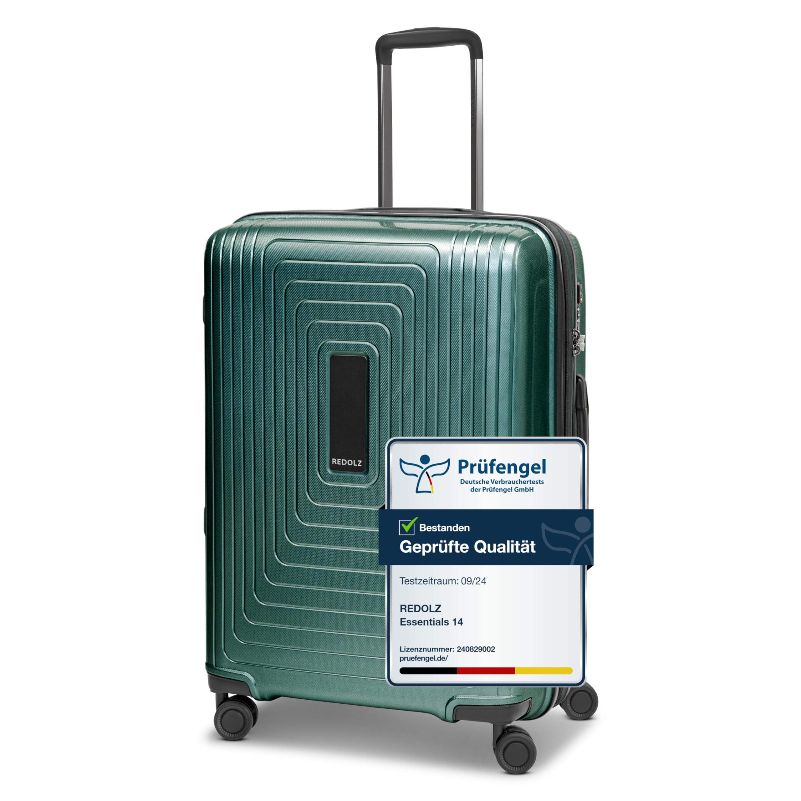 REDOLZ Mittelgroßer Hartschalen M+ Trolley 46 x 30 x 66 cm – Essentials 14