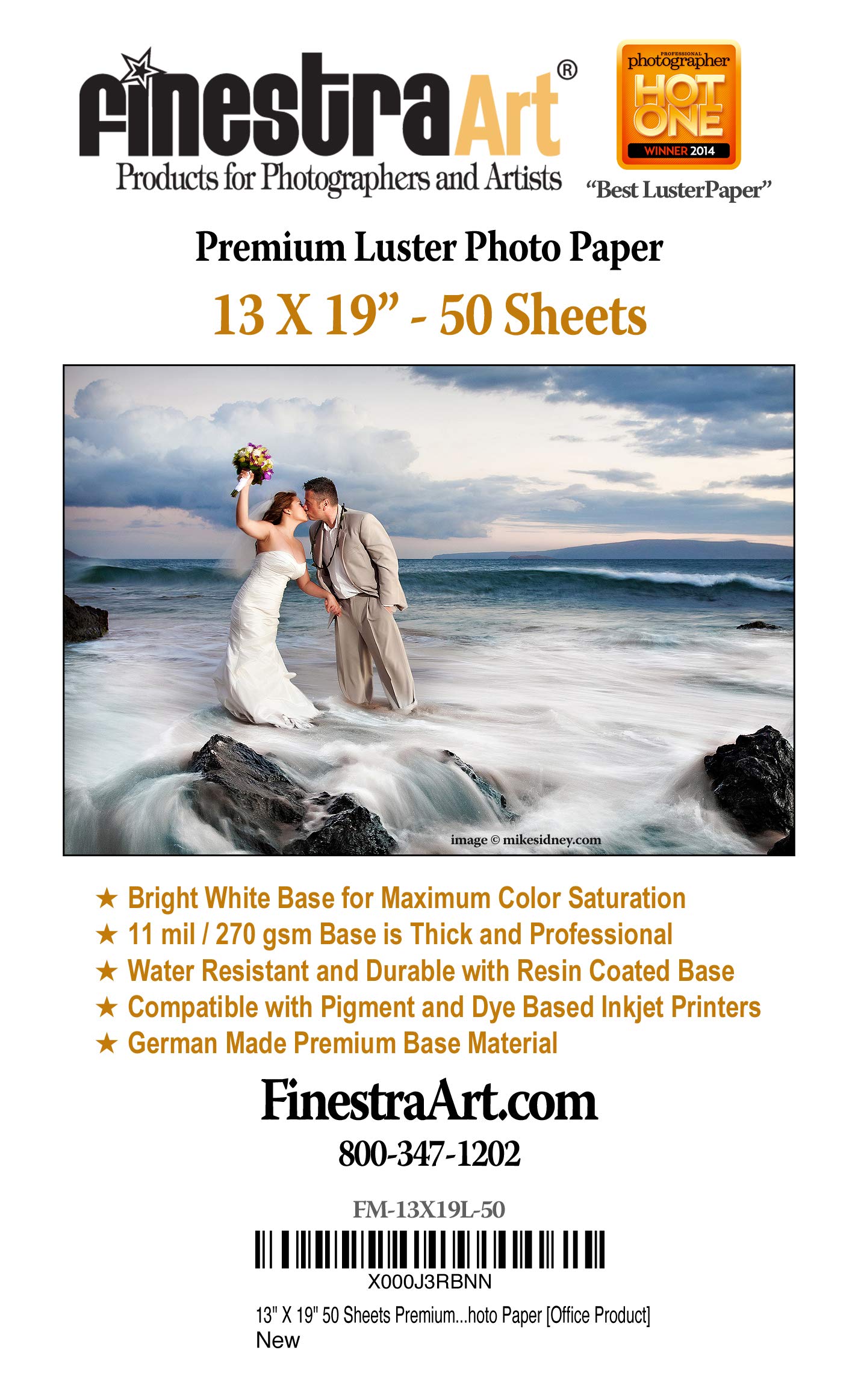33 x 48,3 cm 50 Blatt PREMIUM Glanz Inkjet Foto Papier [Office Produkt]
