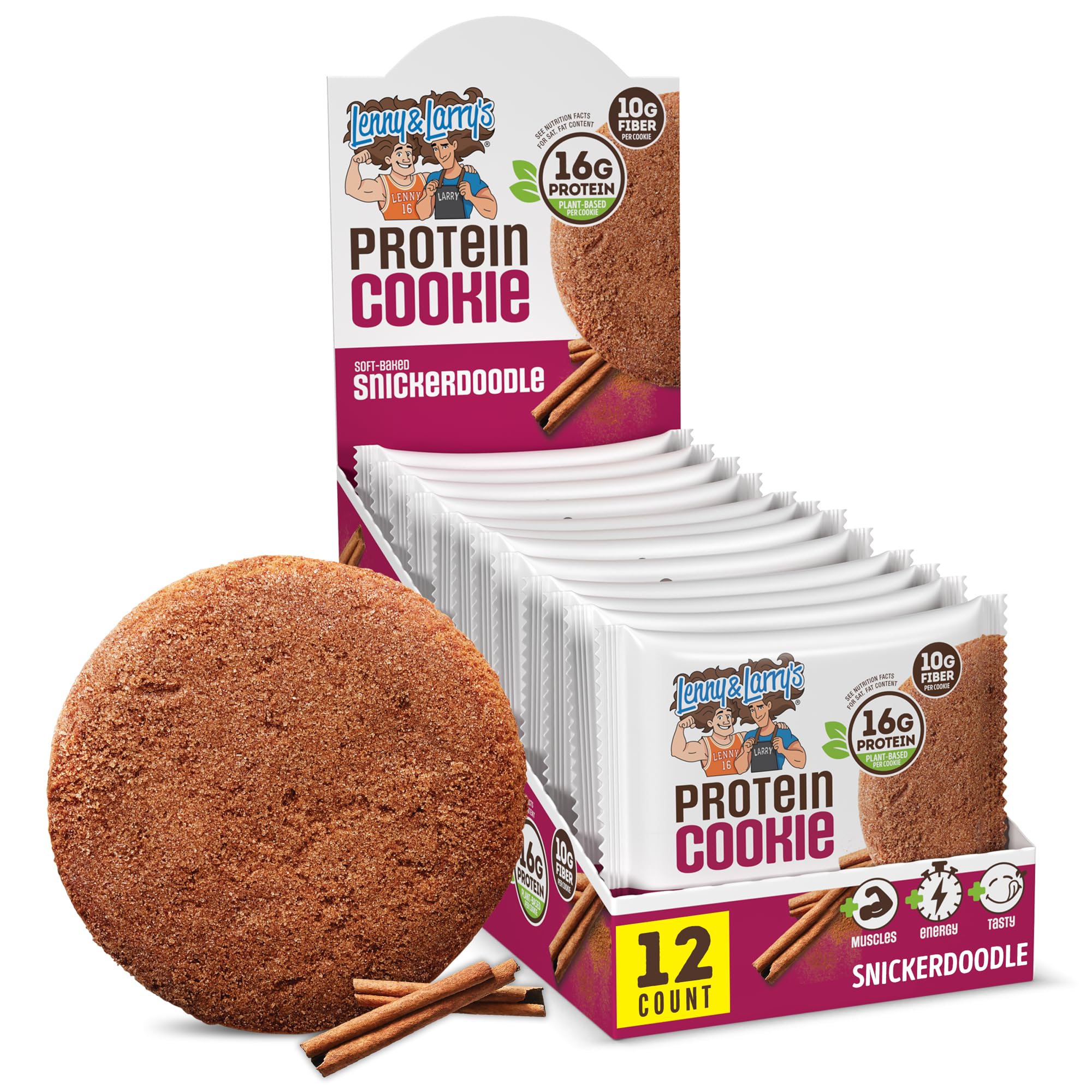 Amazon.com: Lenny & Larry's Protein Cookie, [Snickerdoodle], Chewy
