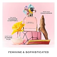 Vista 3 de Marc Jacobs Perfect Eau de Parfum – Perfume Floral Mujer – Con Notas de Ruibarbo, Narciso