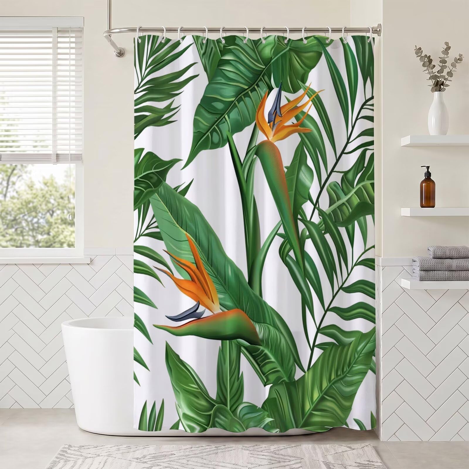 Rideau de douche moisissure résolu tissu polyester imperméable lavable 140x190cm