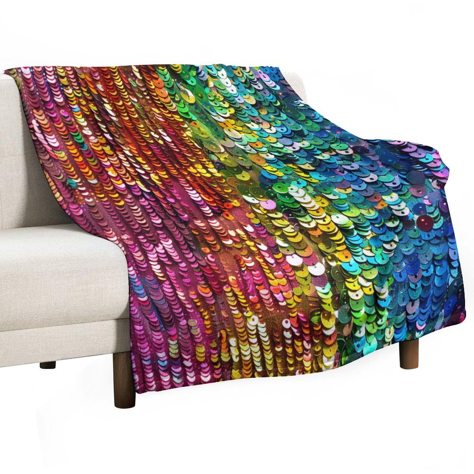 布団・毛布 Rainbow disco club blanket 布団・毛布 Rainbow disco club blanket Rainbow Fleece