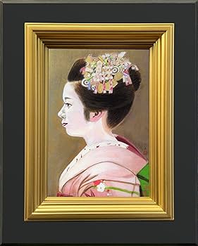 湯浅浩 木版画 祇園ろうじ　舞妓　自筆サイン入り　４／30 湯浅浩 木版画 祇園ろうじ 舞妓 自筆サイン入り 4／30 湯浅浩 木版画