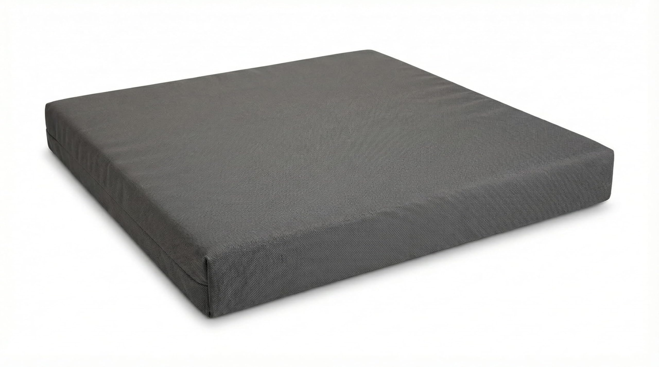 Steexu Waterproof Seat Pad Indoor & Outdoor Garden Rattan Furniture Foam Pad with Removable Zipper Cover 4cm Thickness (Charcoal, 40 x 40 cm / 16" x 16")